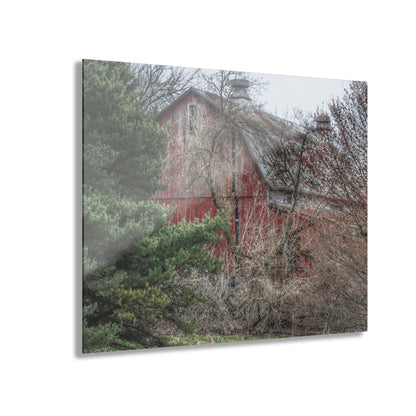 U R There Photography Morris Road Hidden Rustic Farmhouse Acrylic Wall Print