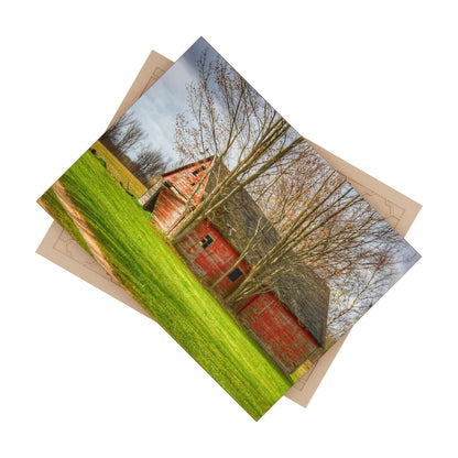 U R There Photography Centerline Shack Rustic Farmhouse Decorative Ceramic Tile