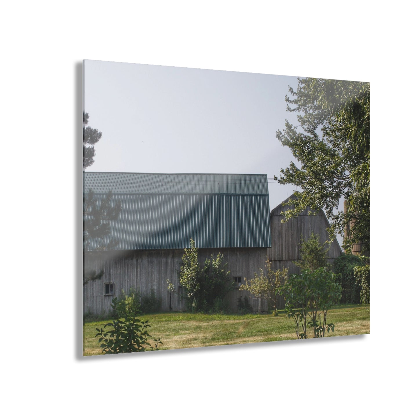 U R There Photography Bordman Road Greys Rustic Farmhouse Acrylic Wall Print