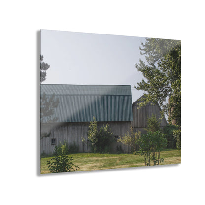 U R There Photography Bordman Road Greys Rustic Farmhouse Acrylic Wall Print