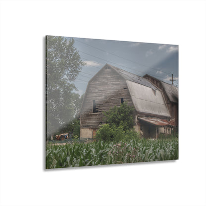 U R There Photography Murphy Lake Road Grey lI Rustic Farmhouse Acrylic Wall Print