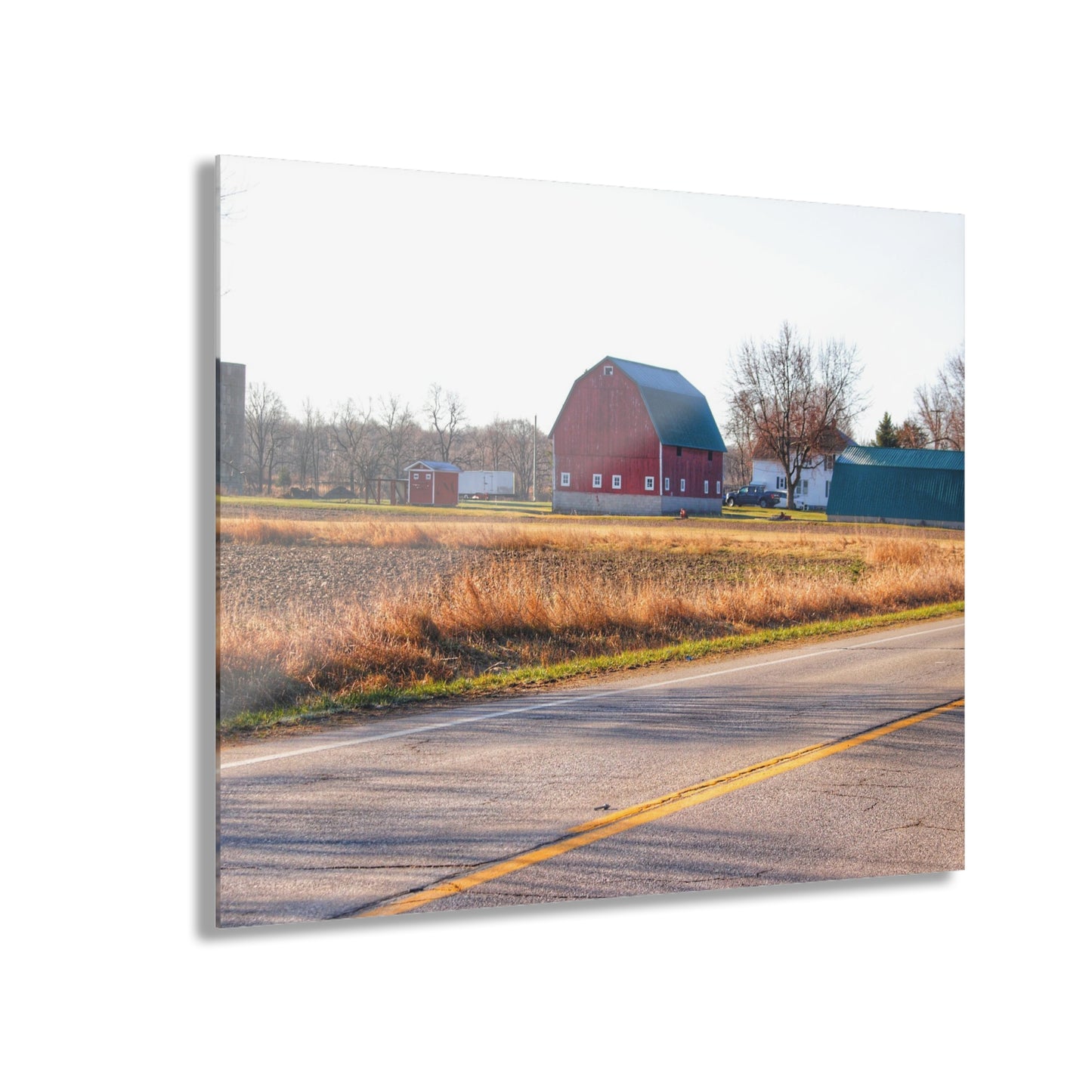 U R There Photography Baldwin Barn Brothers II Rustic Farmhouse Acrylic Wall Print