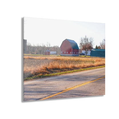U R There Photography Baldwin Barn Brothers II Rustic Farmhouse Acrylic Wall Print