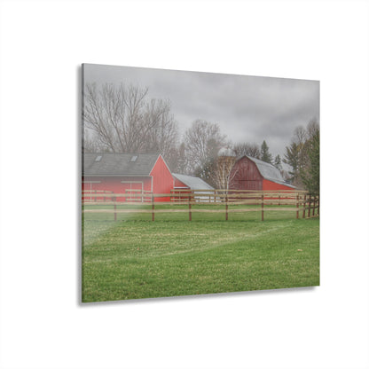 U R There Photography West Lake Road Farm Rustic Farmhouse Acrylic Wall Print