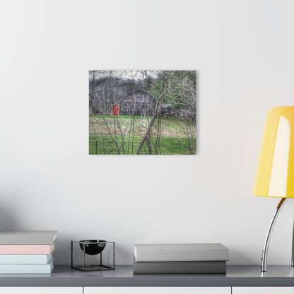 U R There Photography Hidden Capac Grey Rustic Farmhouse Acrylic Wall Print