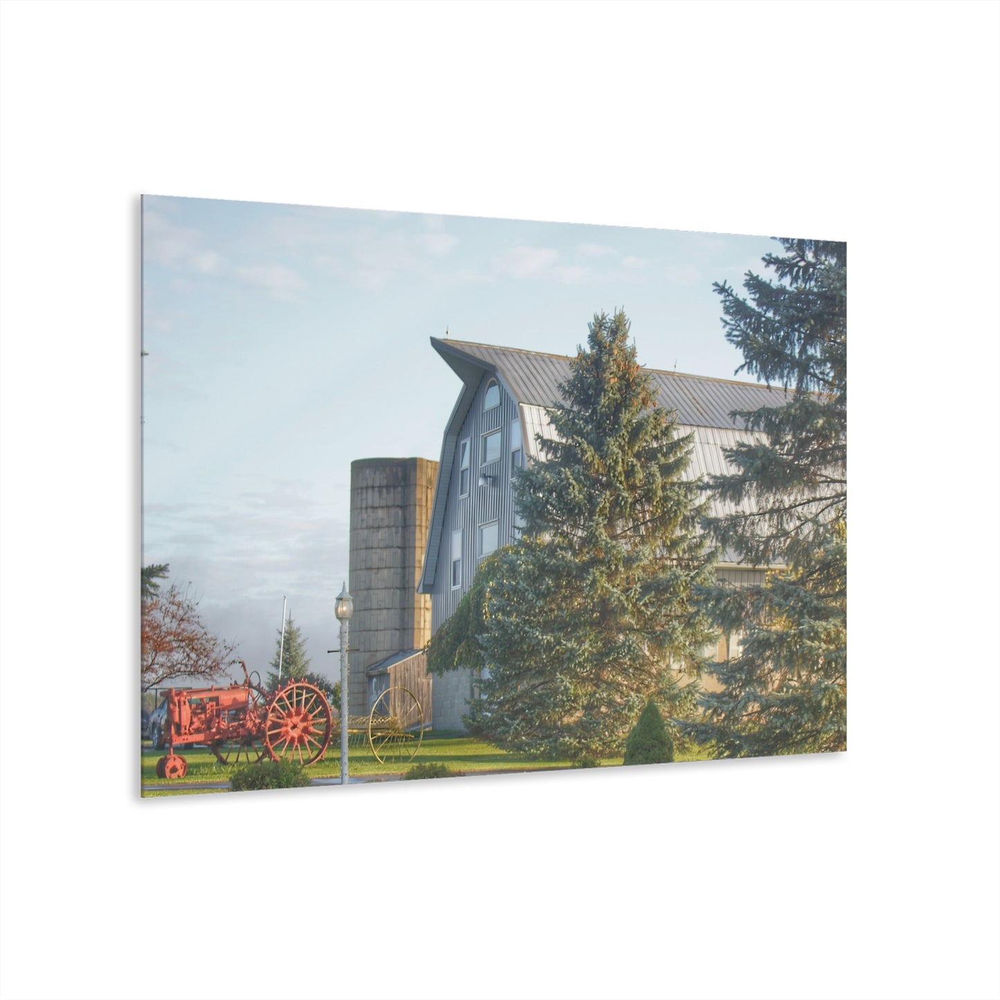 U R There Photography Peppermill Grey Rustic Farmhouse Acrylic Wall Print