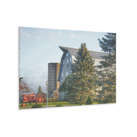 U R There Photography Peppermill Grey Rustic Farmhouse Acrylic Wall Print
