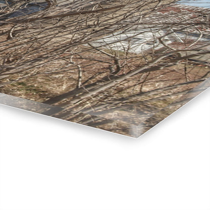 U R There Photography Hill Road Hidden Grey I Rustic Farmhouse Acrylic Wall Print