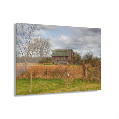 U R There Photography Clothier Road Red II Rustic Farmhouse Acrylic Wall Print