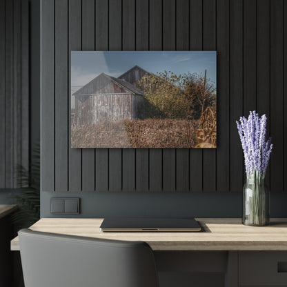 U R There Photography Fulmer Road Greys Rustic Farmhouse Acrylic Wall Print