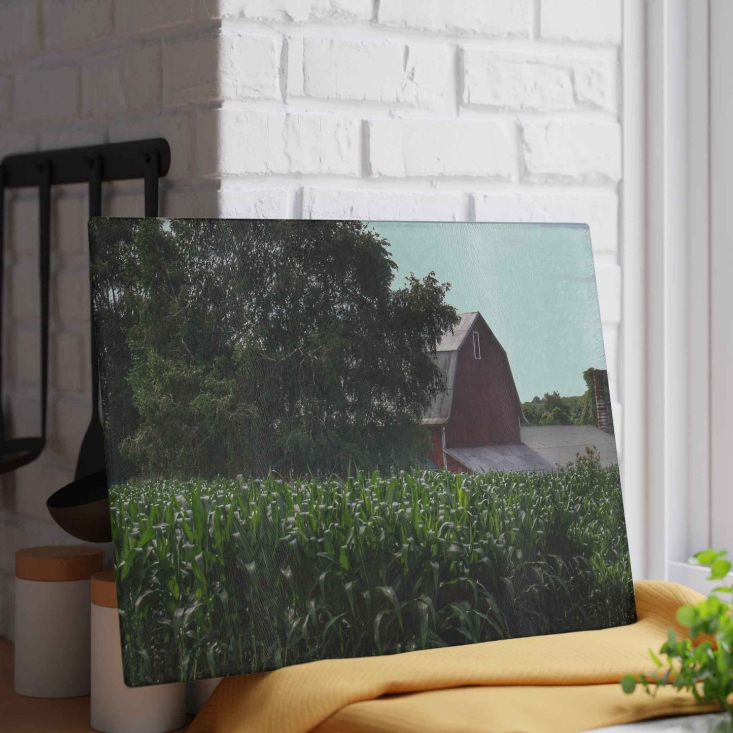 Rustic Farmhouse Cutting Board| Piersonville Road Red