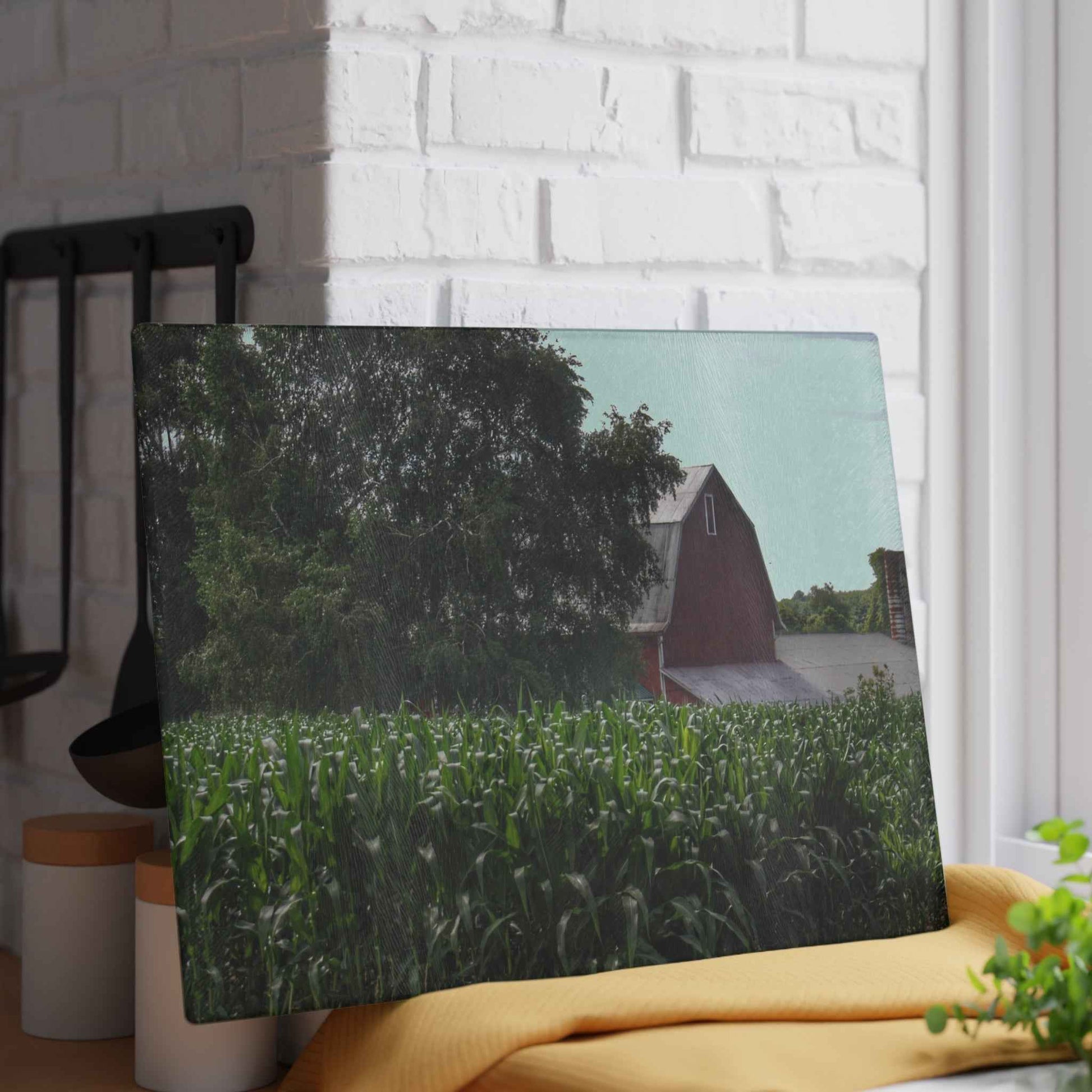Rustic Farmhouse Cutting Board| Piersonville Road Red