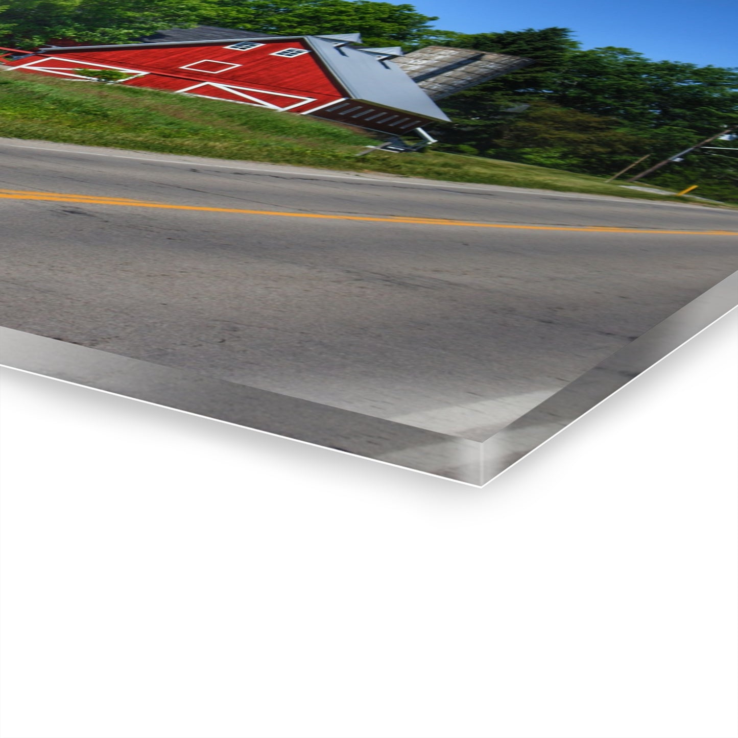 U R There Photography Metamora Red 2020 II Rustic Farmhouse Acrylic Wall Print