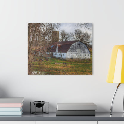 U R There Photography Otter Lake Road White Rustic Farmhouse Acrylic Wall Print