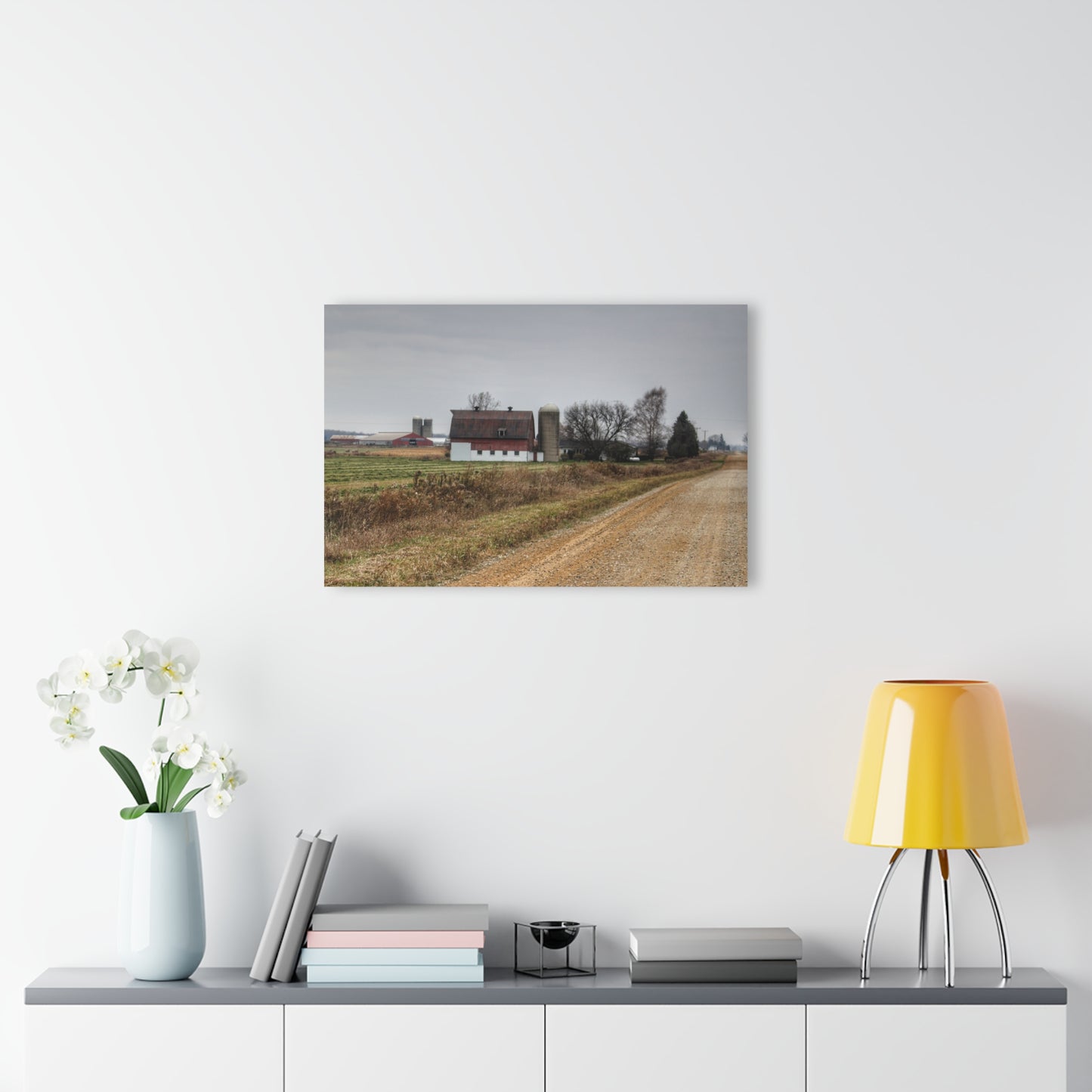 U R There Photography Gates Road Farm Rustic Farmhouse Acrylic Wall Print