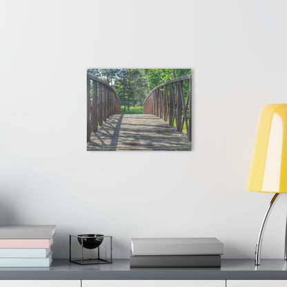 U R There Photography Cramton Park Kiwanis Bridge Rustic Farmhouse Acrylic Wall Print