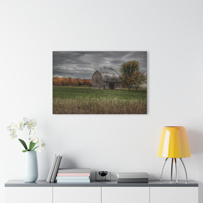 U R There Photography Bray Road Grey in the Fall Rustic Farmhouse Acrylic Wall Print