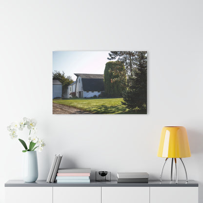 U R There Photography Five Lakes Road White Rustic Farmhouse Acrylic Wall Print