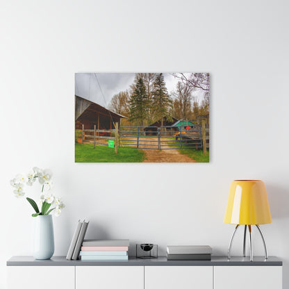U R There Photography Castle Roadside Greys Rustic Farmhouse Acrylic Wall Print