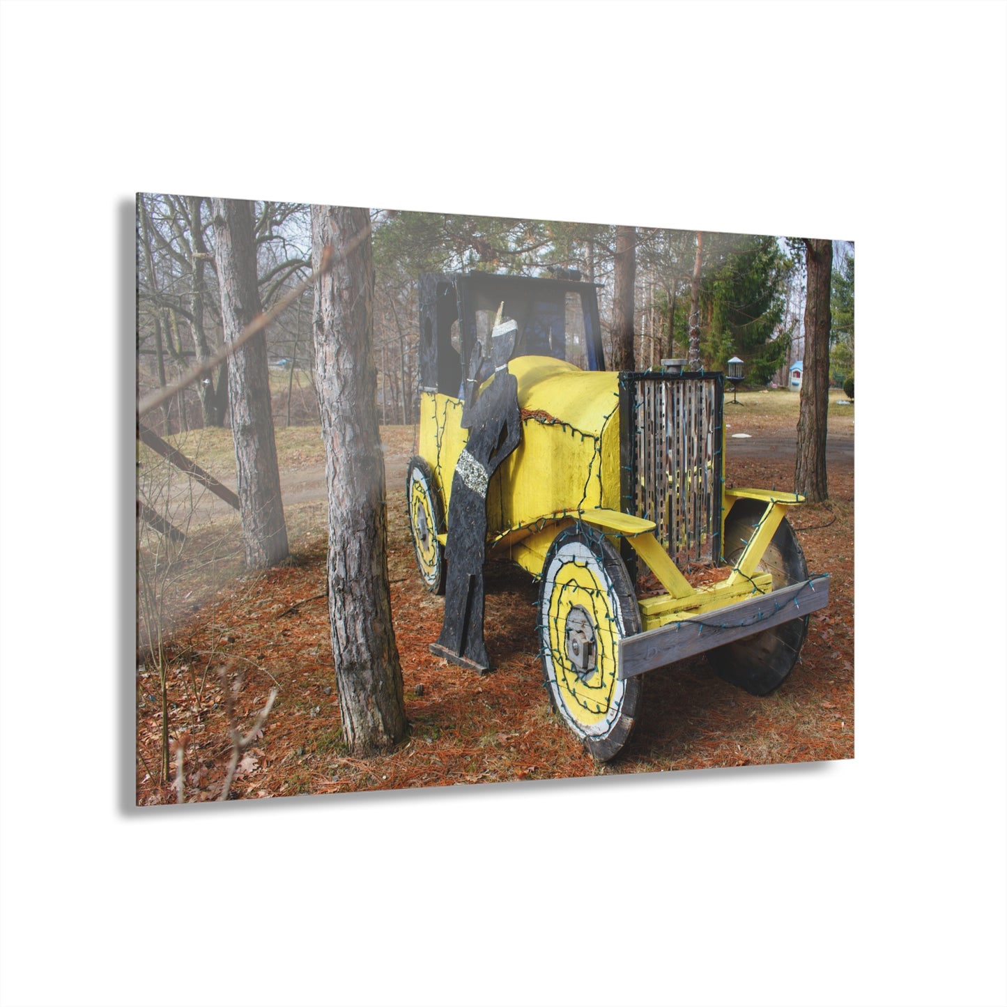 U R There Photography Hickory Place Yard Art II Rustic Farmhouse Acrylic Wall Print