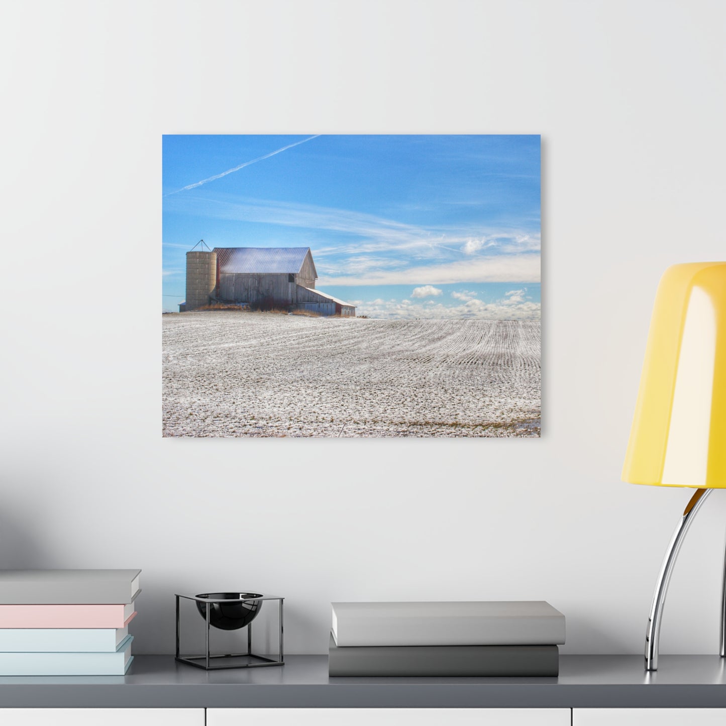 U R There Photography Early Spring Grey II Rustic Farmhouse Acrylic Wall Print