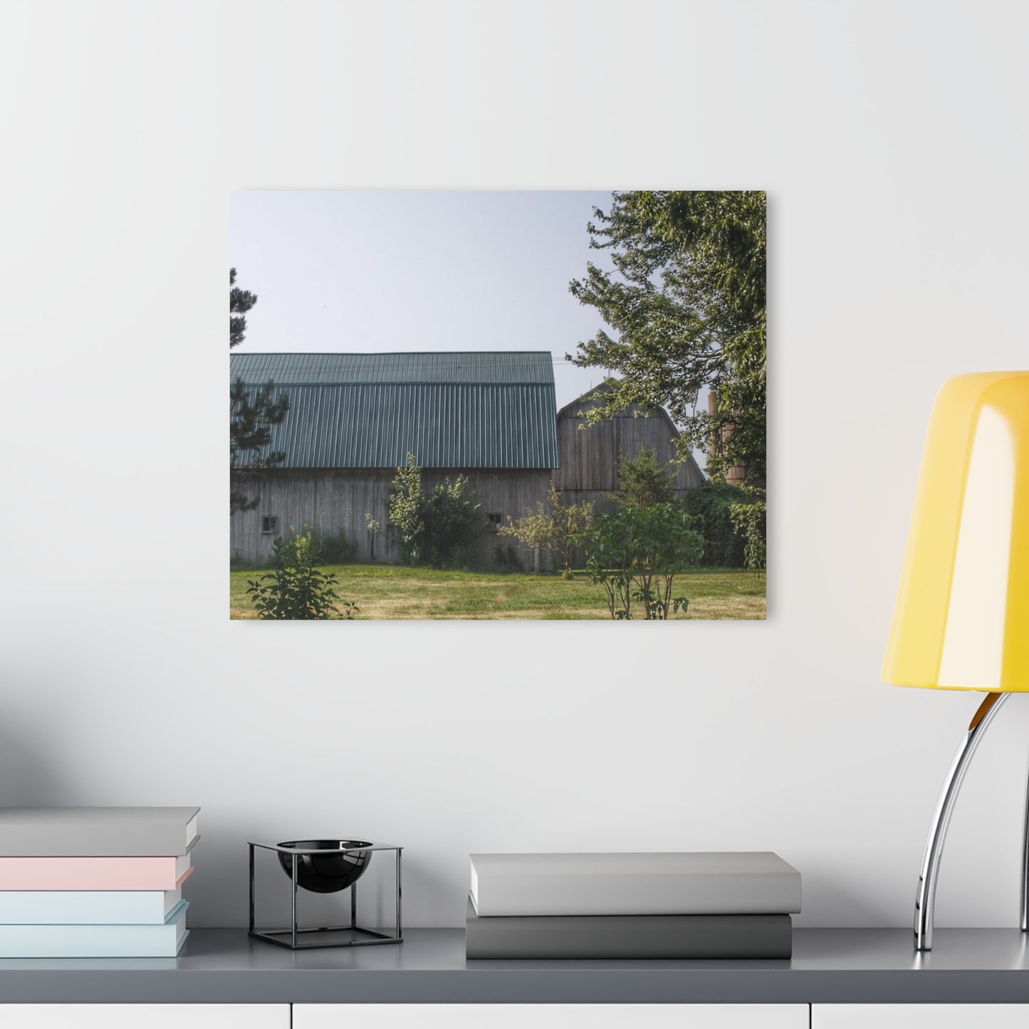 Barn Boutique Modern Farmhouse Acrylic Wall Print| Bordman Road Greys