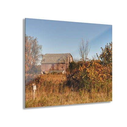 U R There Photography Clothier Road Red I Rustic Farmhouse Acrylic Wall Print