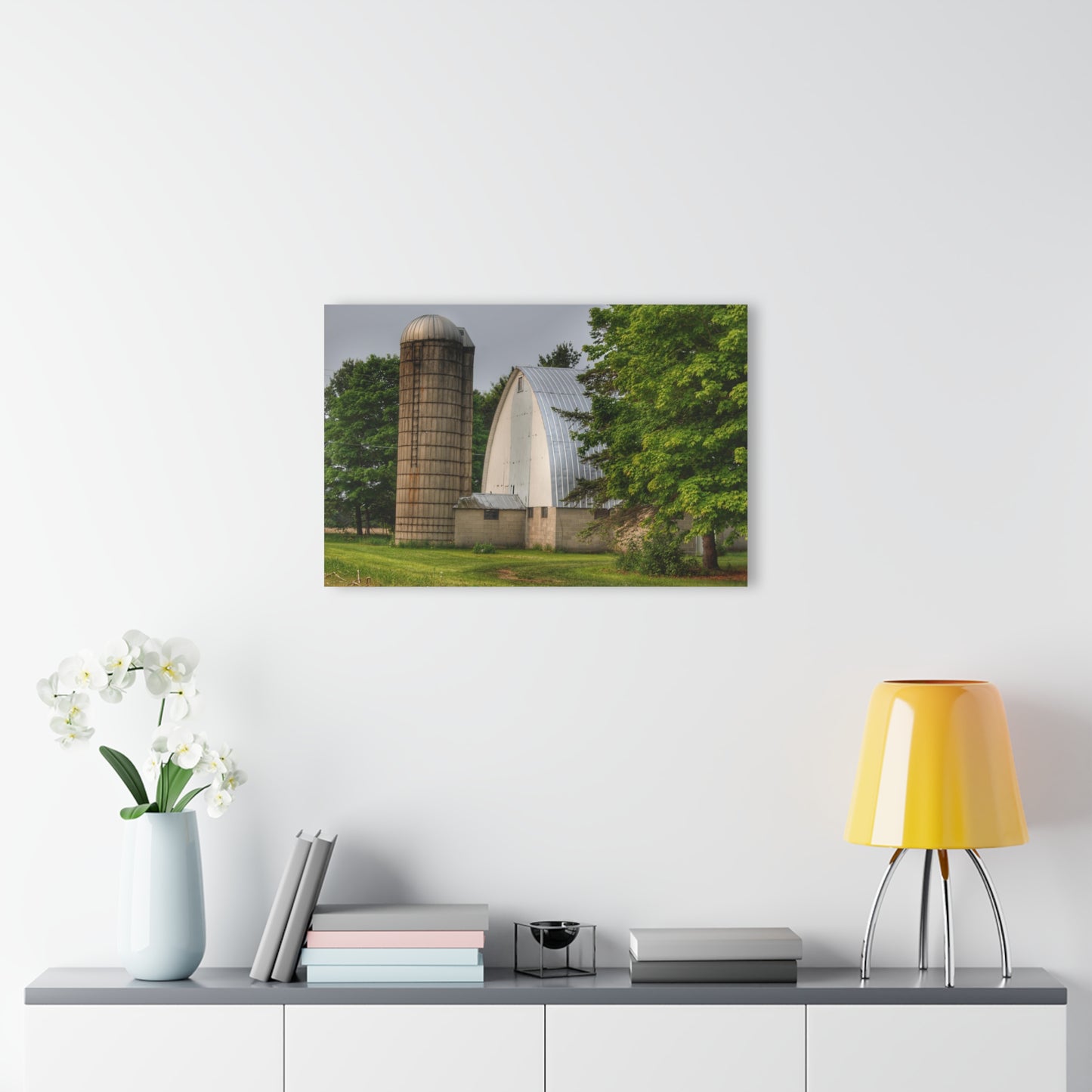 U R There Photography Carpenter Road White I Rustic Farmhouse Acrylic Wall Print
