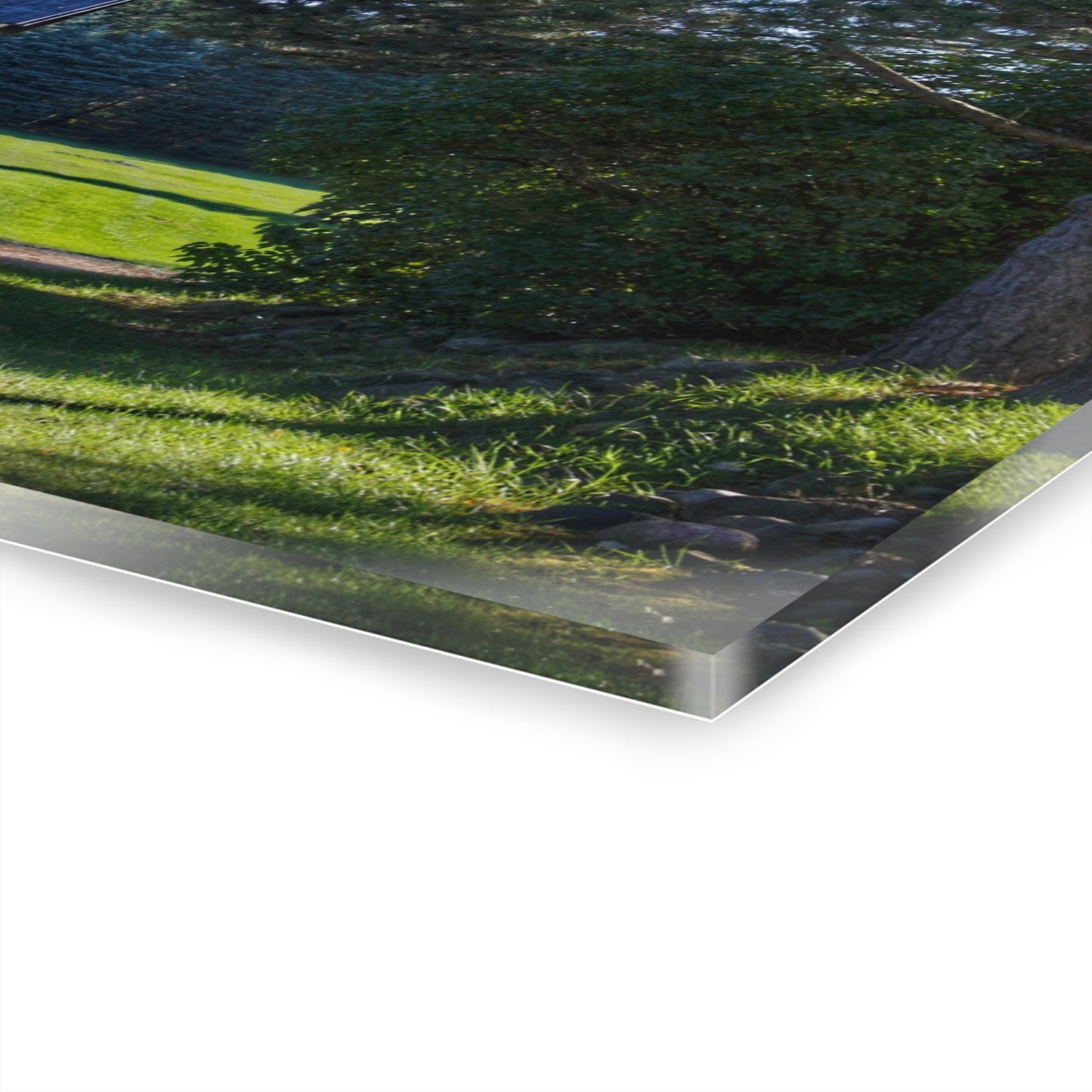 U R There Photography Hosner Road Hidden Grey Rustic Farmhouse Acrylic Wall Print