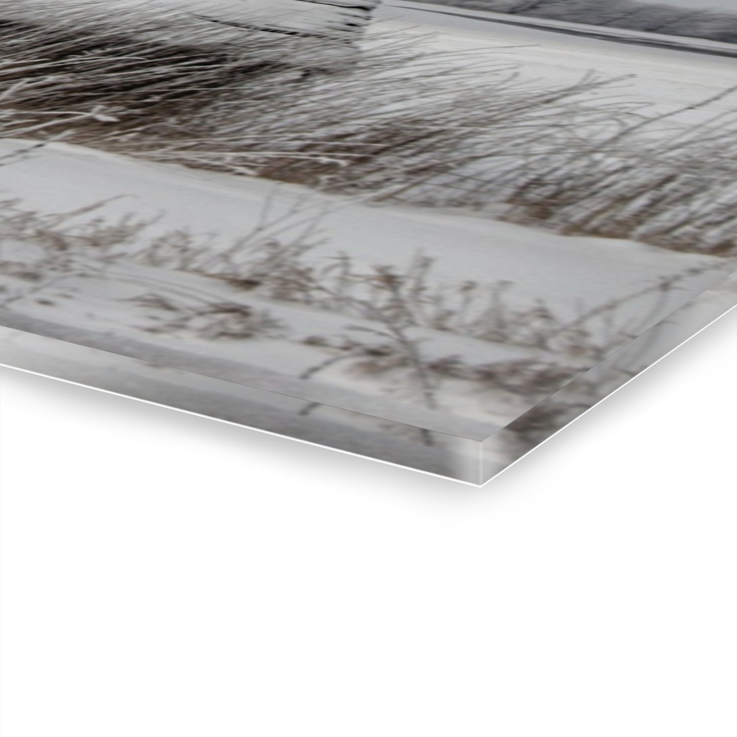 U R There Photography Grey Shacks of Mayville Rustic Farmhouse Acrylic Wall Print