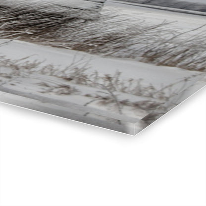 U R There Photography Grey Shacks of Mayville Rustic Farmhouse Acrylic Wall Print