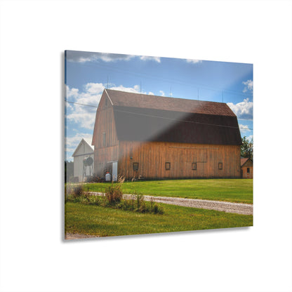 U R There Photography Bristol Gold Rustic Farmhouse Acrylic Wall Print