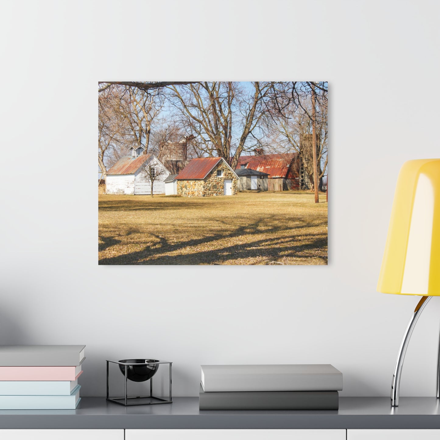 U R There Photography Wolcott Road Farm Rustic Farmhouse Acrylic Wall Print