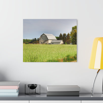 U R There Photography North Graf Road White Rustic Farmhouse Acrylic Wall Print