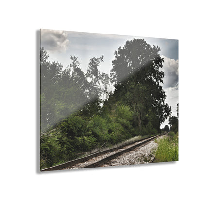 U R There Photography Michigan Rails Rustic Farmhouse Acrylic Wall Print