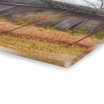 U R There Photography Leix Road Forgotten Grey I Rustic Farmhouse Acrylic Wall Print