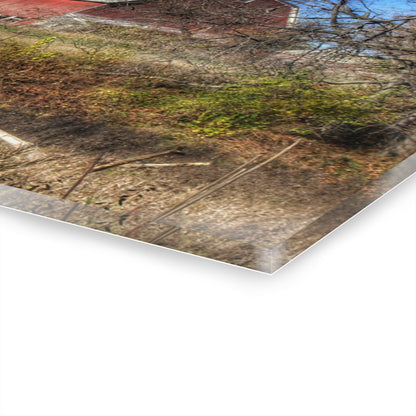 U R There Photography Hadley Red I Rustic Farmhouse Acrylic Wall Print