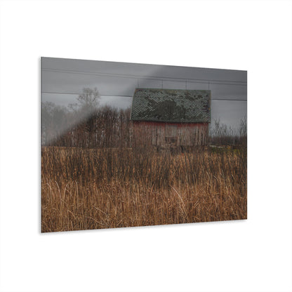 U R There Photography Brown Road Rustic Rustic Farmhouse Acrylic Wall Print