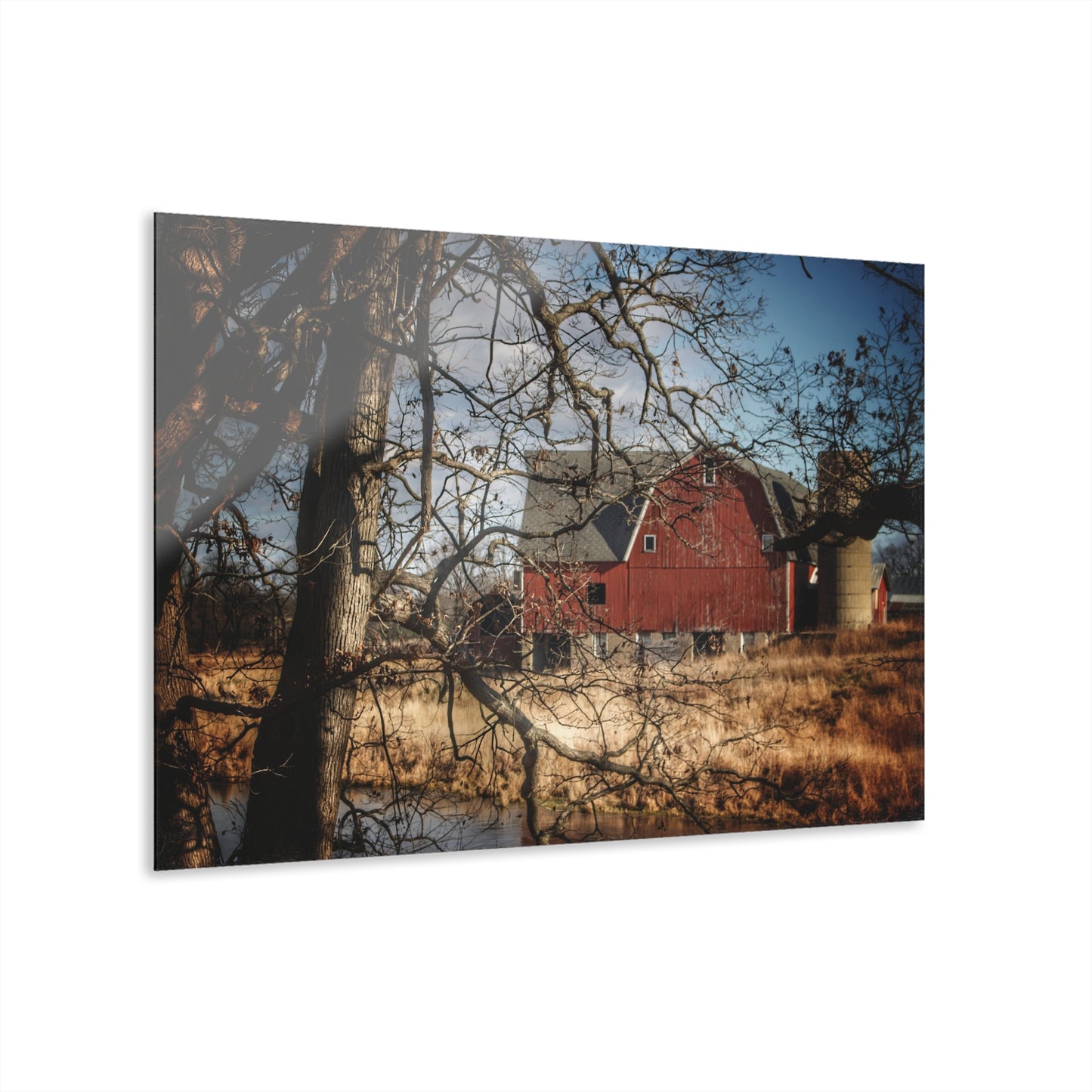 U R There Photography Greenwood Road Hidden Rustic Farmhouse Acrylic Wall Print