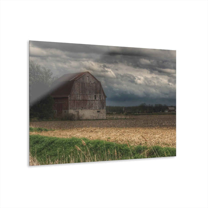 U R There Photography Sandusky Grey I Rustic Farmhouse Acrylic Wall Print
