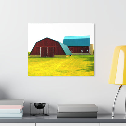 U R There Photography Baldwin Barn Brothers I Rustic Farmhouse Acrylic Wall Print