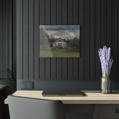 U R There Photography Myers Road Hidden White Rustic Farmhouse Acrylic Wall Print