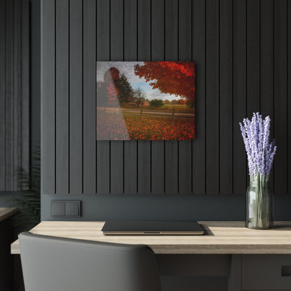 U R There Photography East Frances Road Hidden Grey II Rustic Farmhouse Acrylic Wall Print