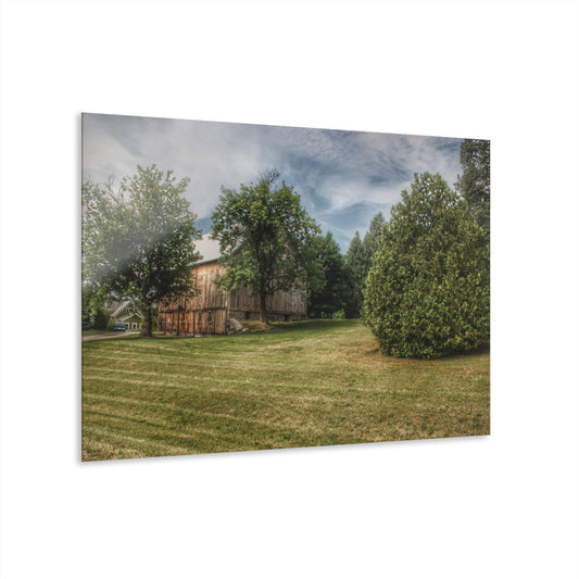 U R There Photography Thistle Valley Weathered Grey Rustic Farmhouse Acrylic Wall Print
