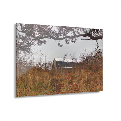 U R There Photography North Oxford Road Grey II Rustic Farmhouse Acrylic Wall Print
