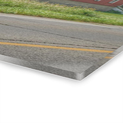 U R There Photography Metamora Red I Rustic Farmhouse Acrylic Wall Print