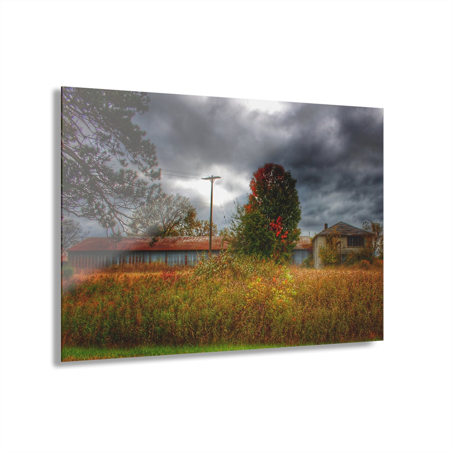 U R There Photography Farnsworth Forgotten Rustic Farmhouse Acrylic Wall Print