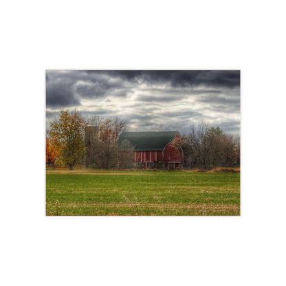 U R There Photography Booth Road Hidden Red I Rustic Farmhouse Decorative Ceramic Tile