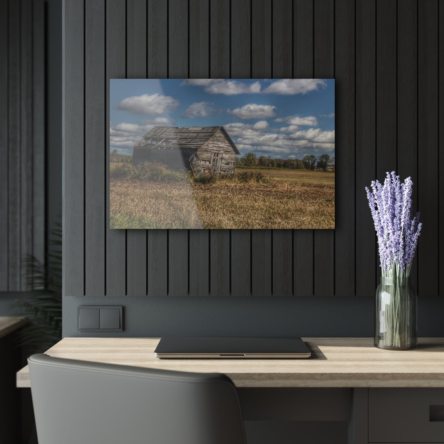U R There Photography Freiberger Road Little Grey Shack Rustic Farmhouse Acrylic Wall Print