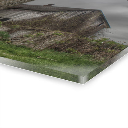 U R There Photography Metamora M-24 Grey I Rustic Farmhouse Acrylic Wall Print